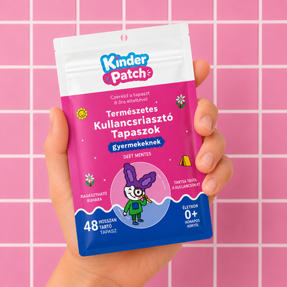 KinderPatch - Természetes Kullancsriasztó Tapaszok Gyermekeknek